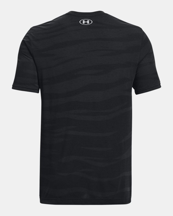 Camiseta de manga corta UA Seamless Wave para hombre, Black, pdpMainDesktop image number 5